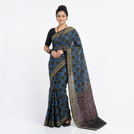 Blue Pasapali Handloom Saree