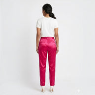 Rani Pink Straight Mashru Pant