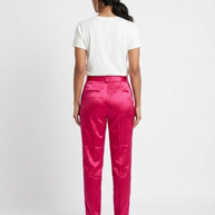 Rani Pink Straight Mashru Pant