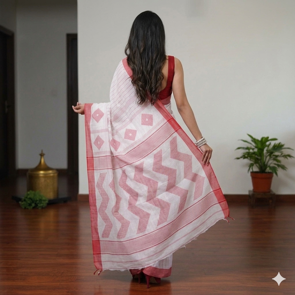 ShvetaRaga Cotton Saree