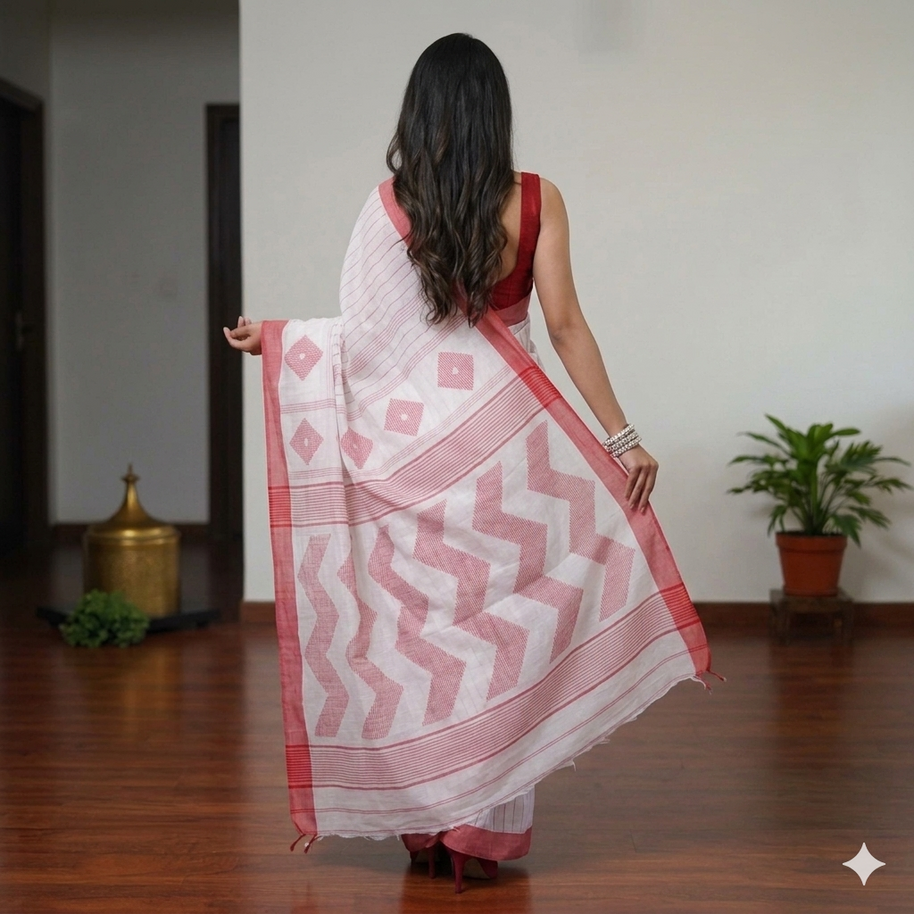 ShvetaRaga Cotton Saree