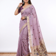 Purple Paithani Munga Cotton Saree
