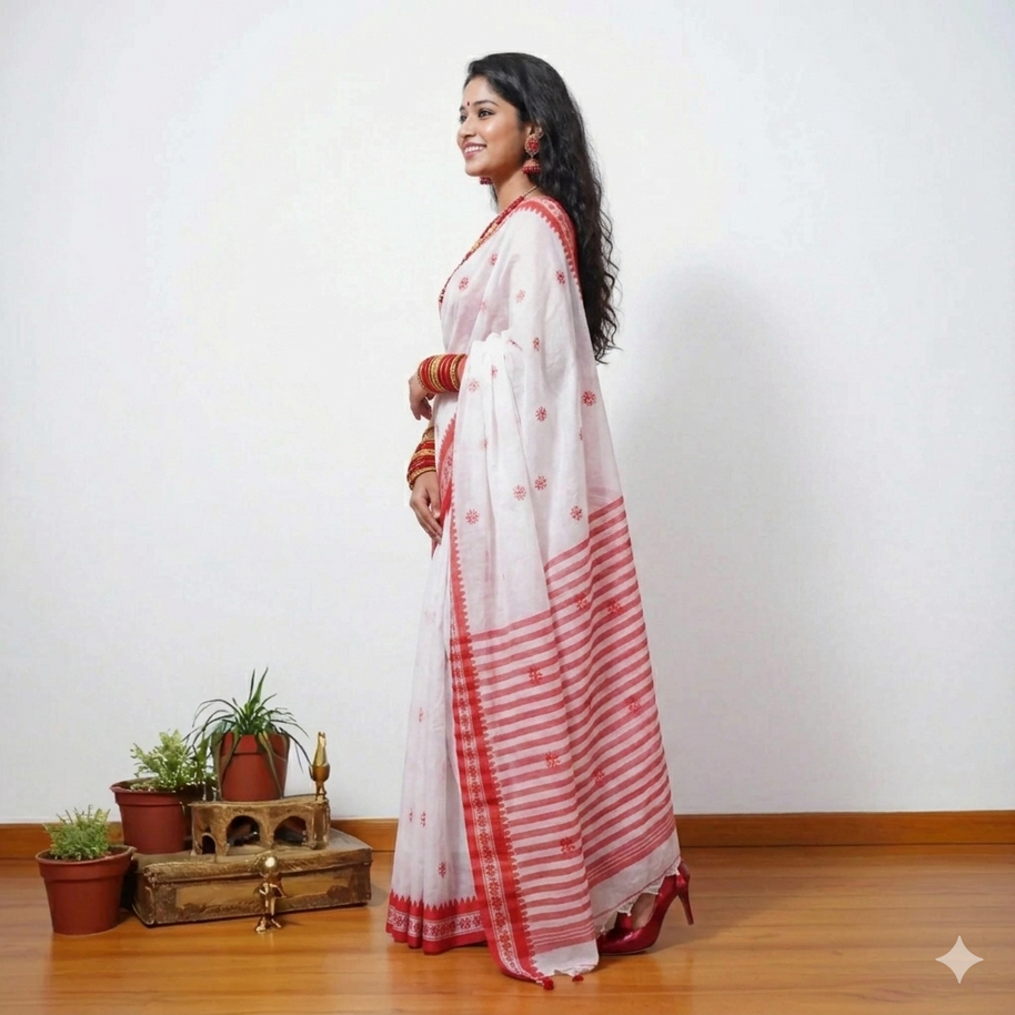 ChandGulab Mul Cotton Saree