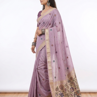 Purple Paithani Munga Cotton Saree