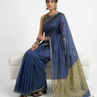 Blue Silk Saree
