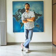 Artsy Cotton printed Mens Shirt