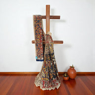 KaalaKalam  Handblock Kalamkari Cotton Saree
