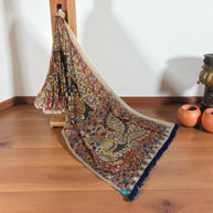 KaalaKalam  Handblock Kalamkari Cotton Saree