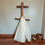 Malar Kasavu Handloom Cotton Saree