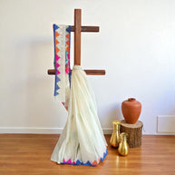 Cream Handpainted Cotton Saree