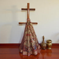 Pink Kalamkari Silk Saree