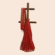 Red Golden Silk Saree