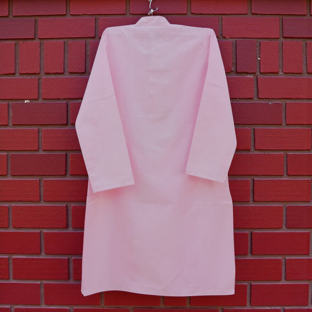 Light Pink Chikankari Cotton Kurta