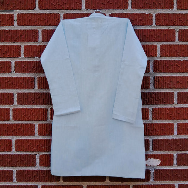 Light Blue Chikankari Cotton Kurta