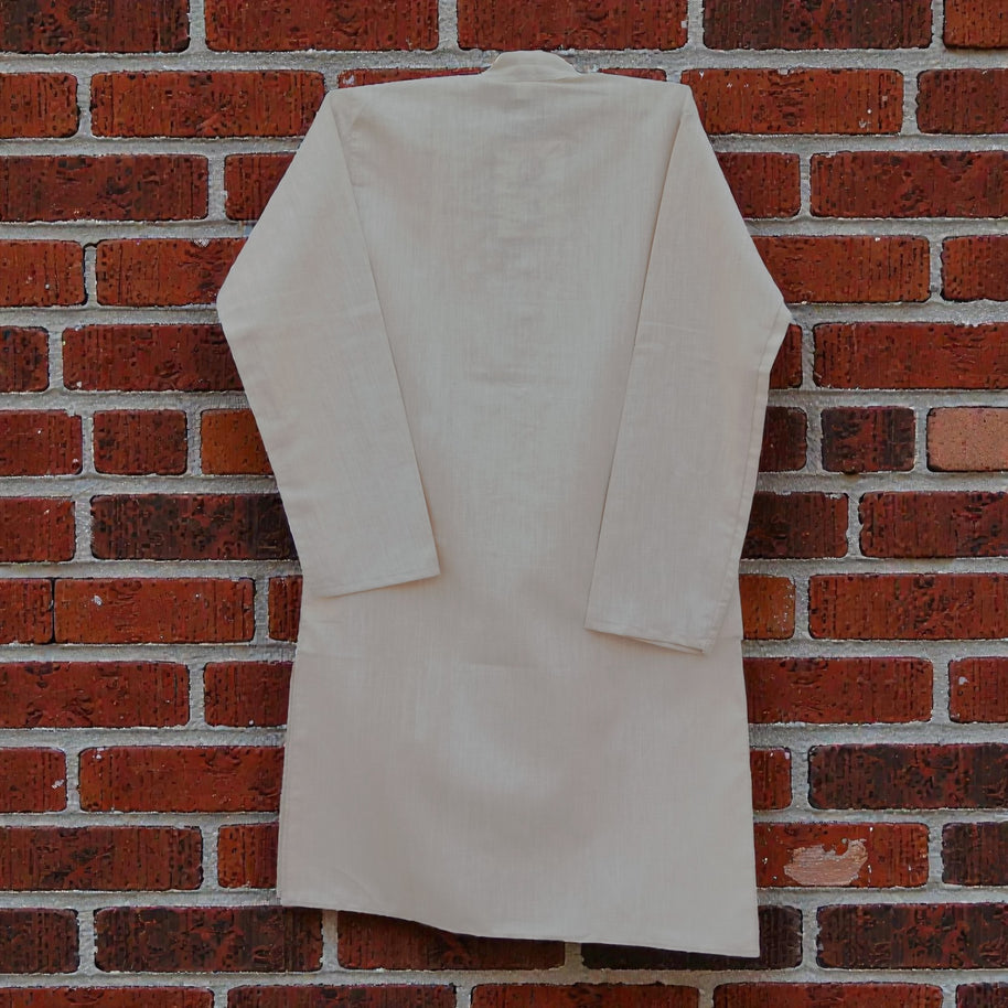 Cream Chikankari Cotton Kurta