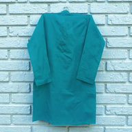 Teal Blue Chikankari Cotton Kurta