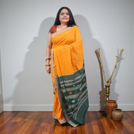 HaritArang Sambalpuri Cotton Saree
