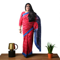 Traditional Handwoven Sambalpuri Cotton Saree