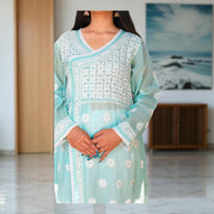 Mehkti Angrakha Cotton Kurta