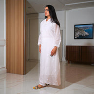 Noor Angrakha Cotton Kurta