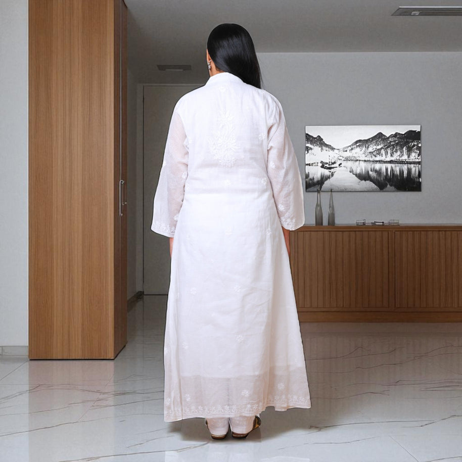 Noor Angrakha Cotton Kurta