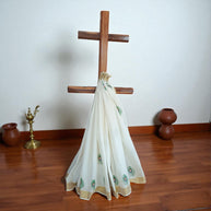 PankhValli Kasavu Handpainted Cotton Saree