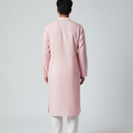 Light Pink Chikankari Cotton Kurta