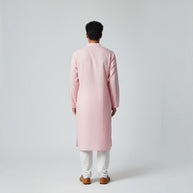 Light Pink Chikankari Cotton Kurta