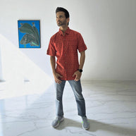 Artsy hand Block Print mens Shirt