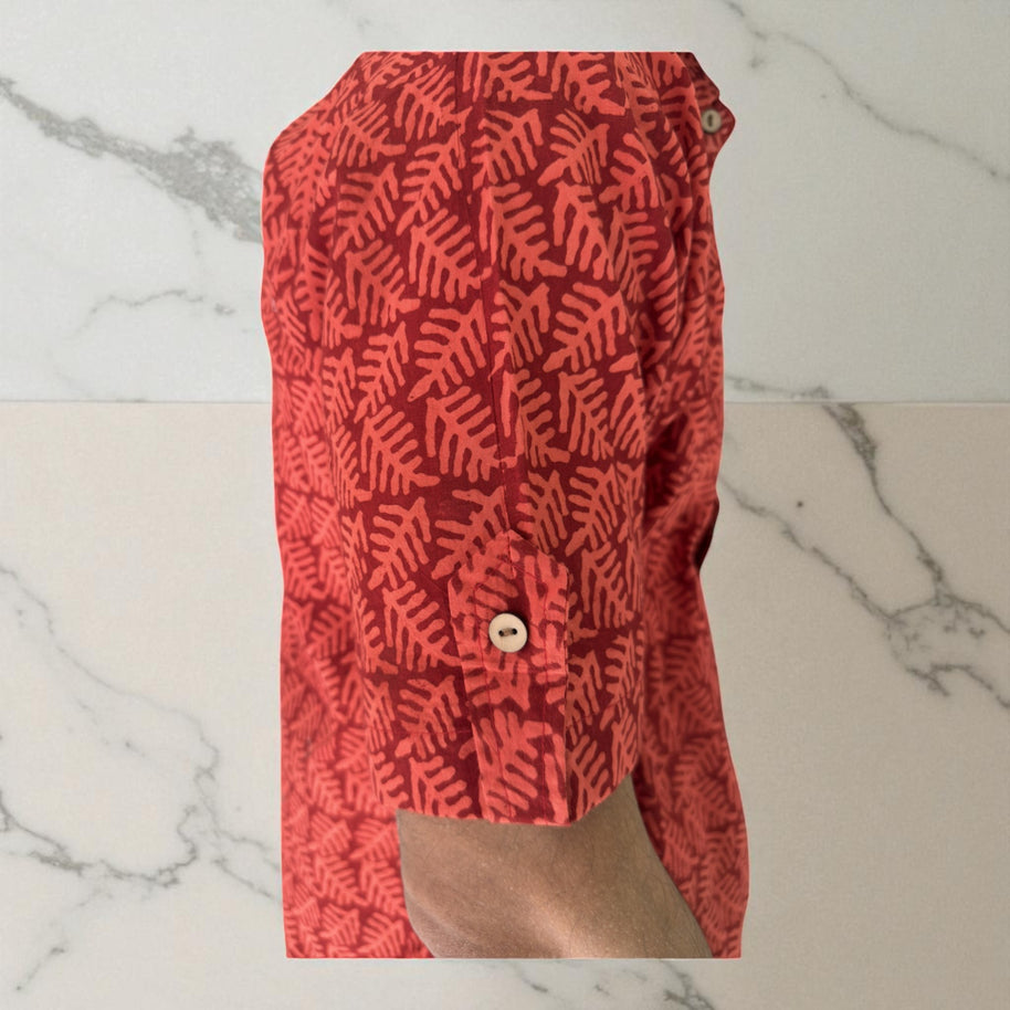 Artsy hand Block Print mens Shirt