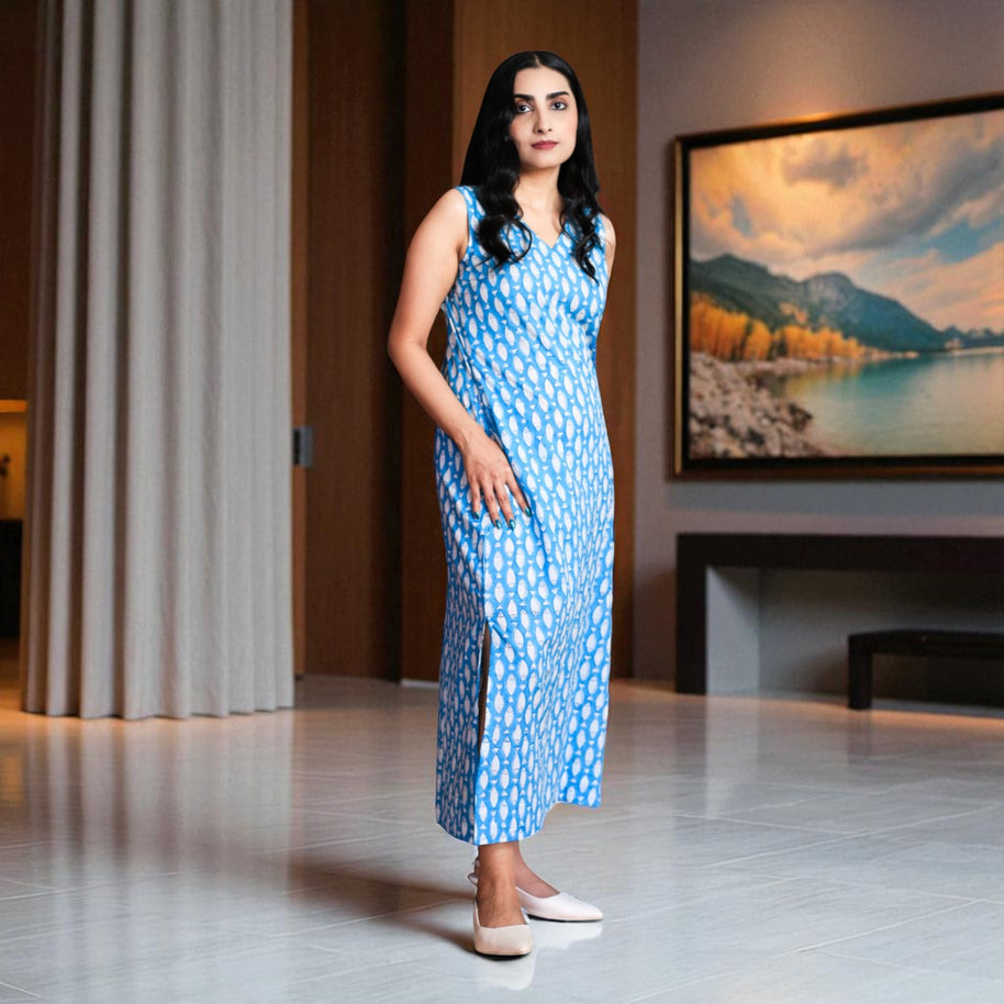 Naksh Handblock Cotton Dress