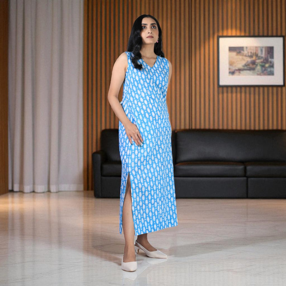 Naksh Handblock Cotton Dress
