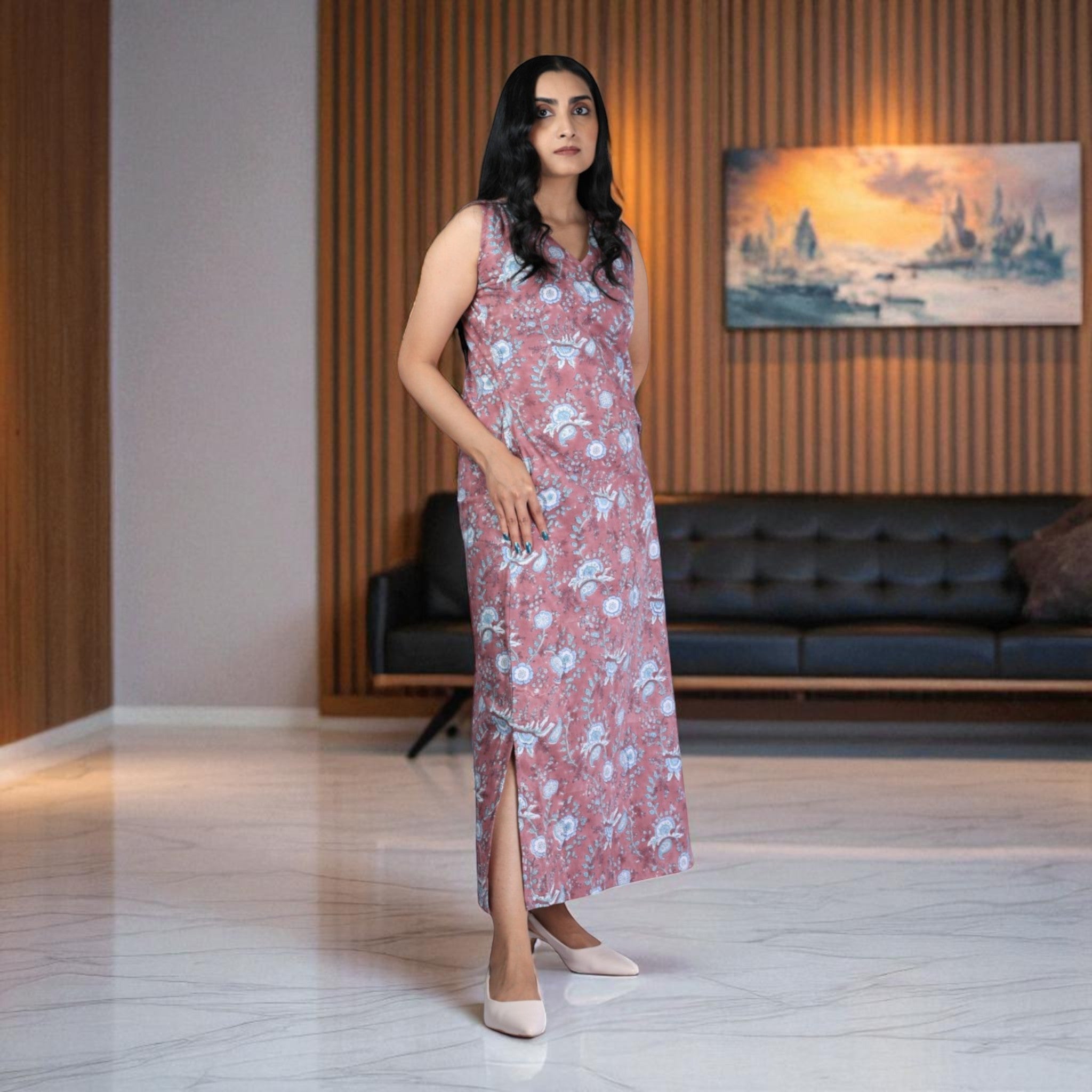 Naksh Handblock Cotton Dress
