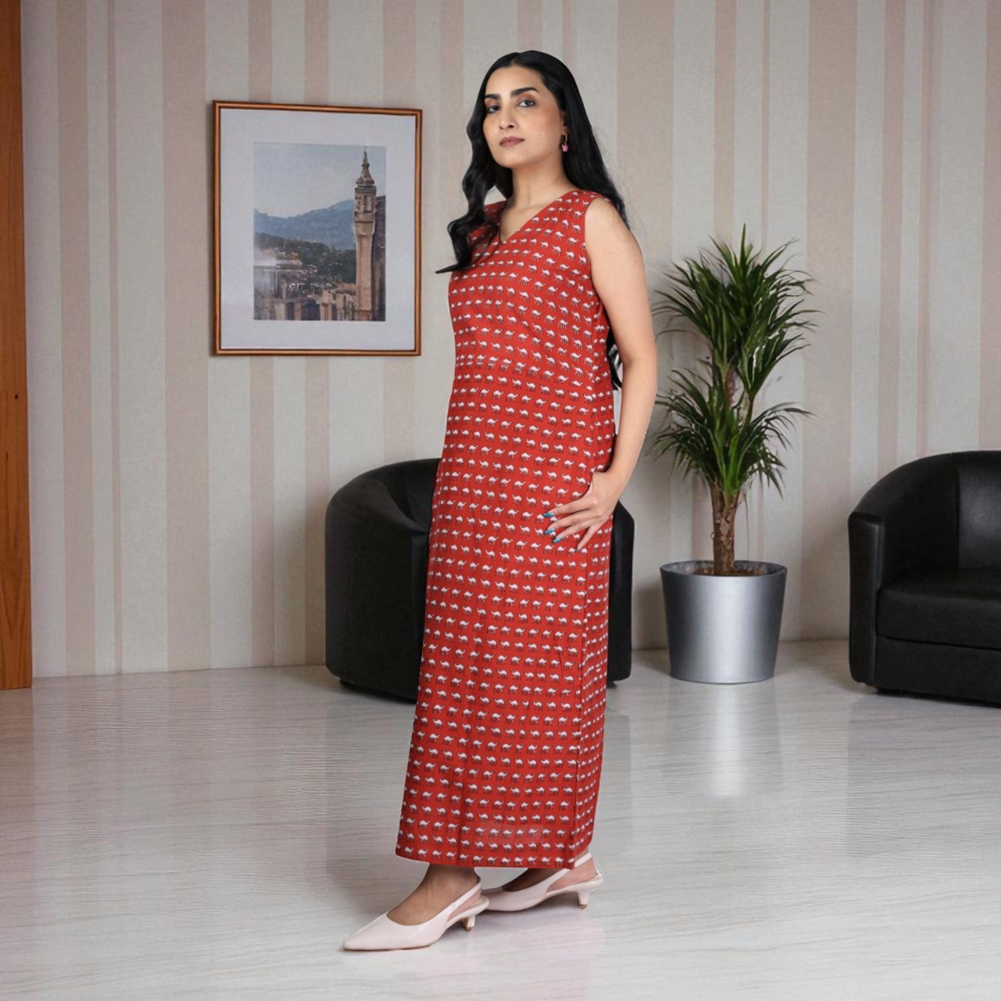 Naksh Handblock Cotton Dress