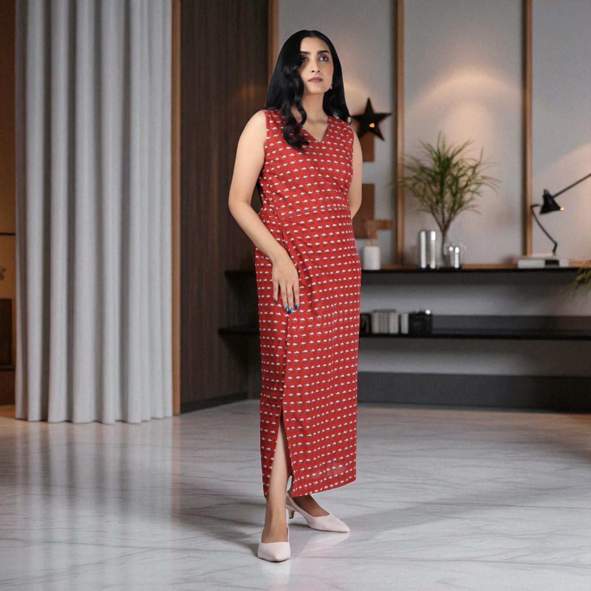 Naksh Handblock Cotton Dress