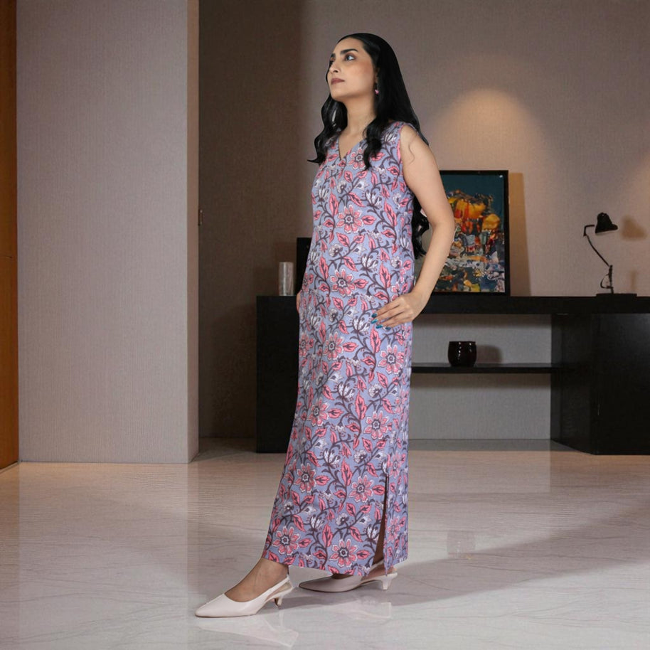 Naksh Handblock Cotton Dress