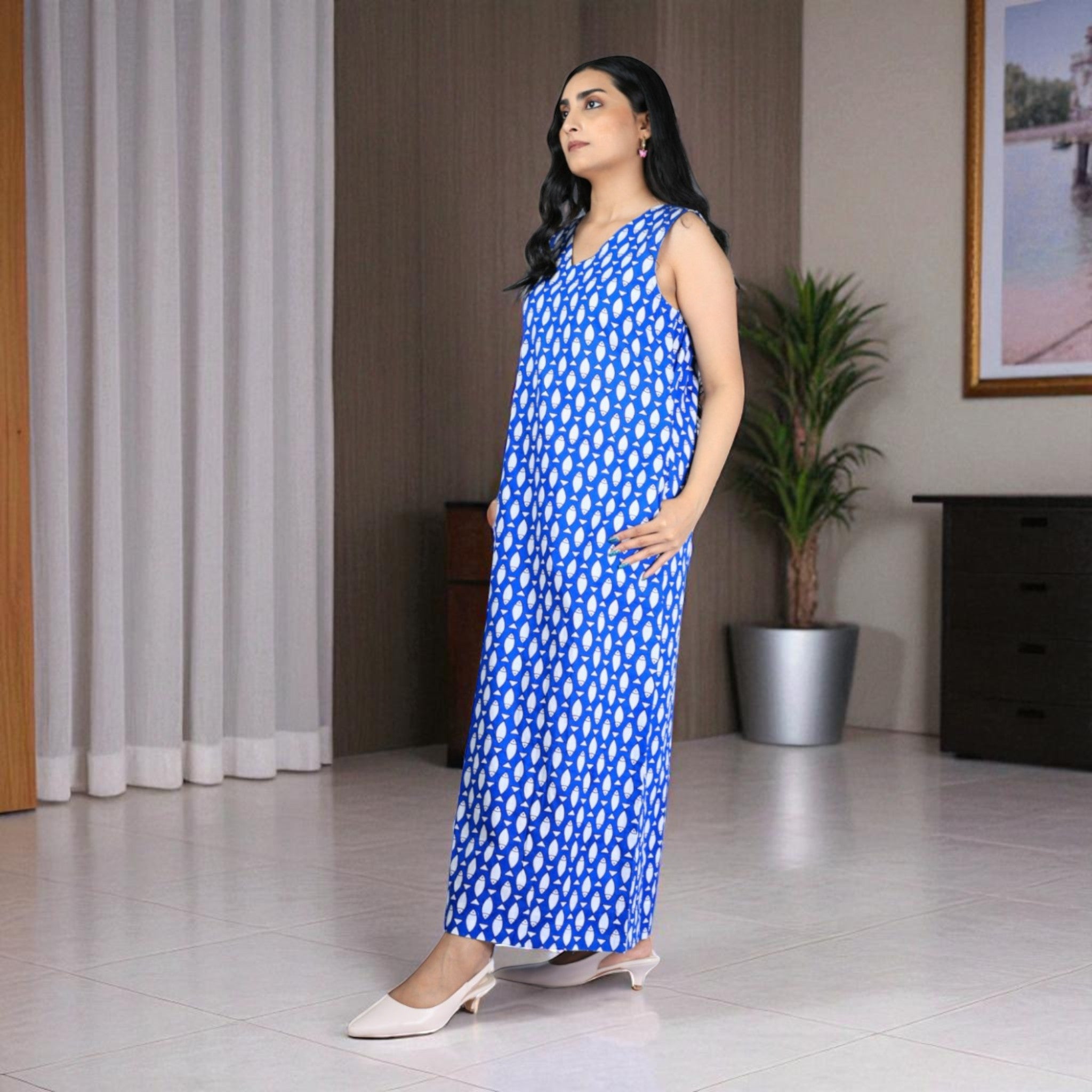 Naksh Handblock Cotton Dress
