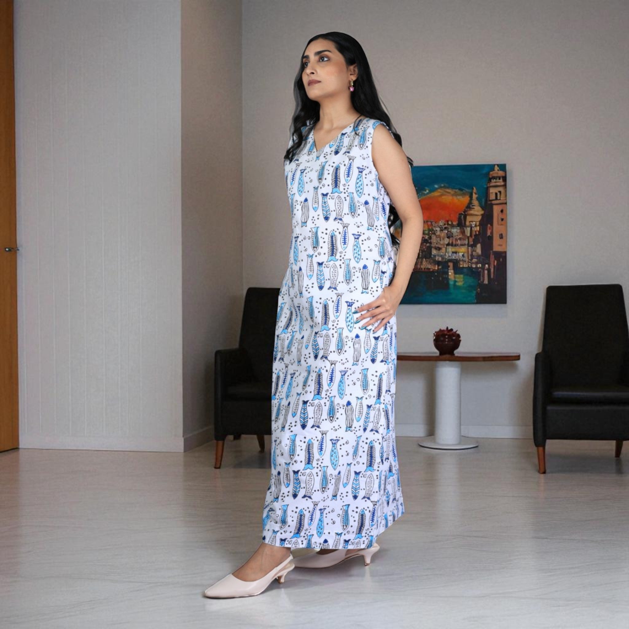 Naksh Handblock Cotton Dress