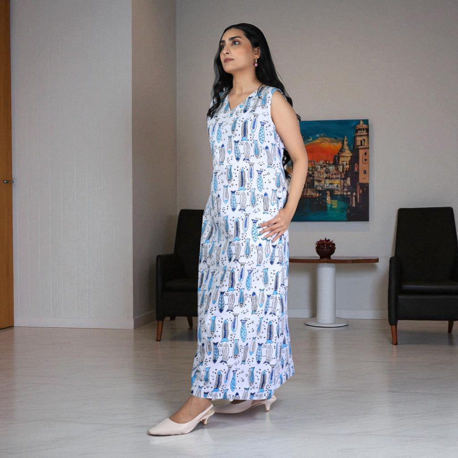 Naksh Handblock Cotton Dress
