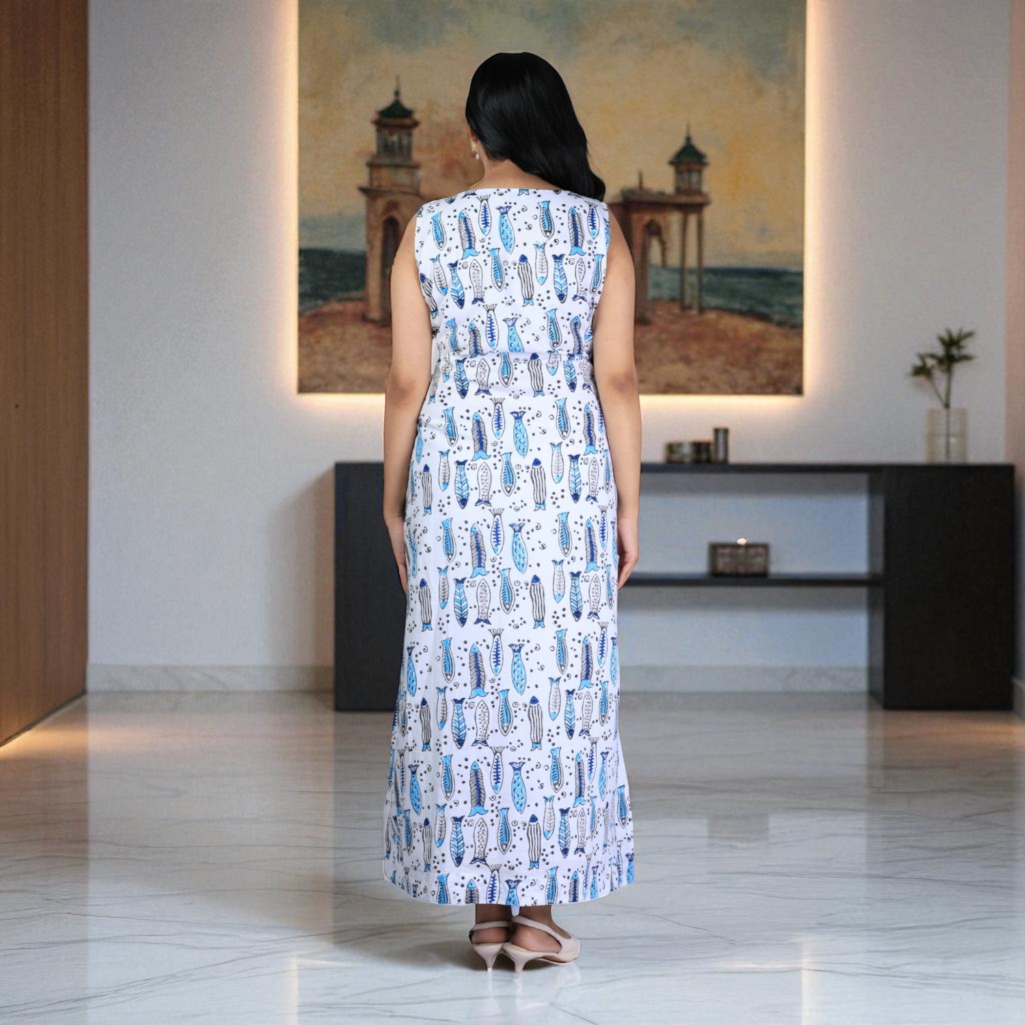 Naksh Handblock Cotton Dress