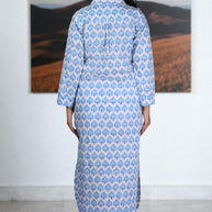 BlueLeaf Cotton Shirt Dress