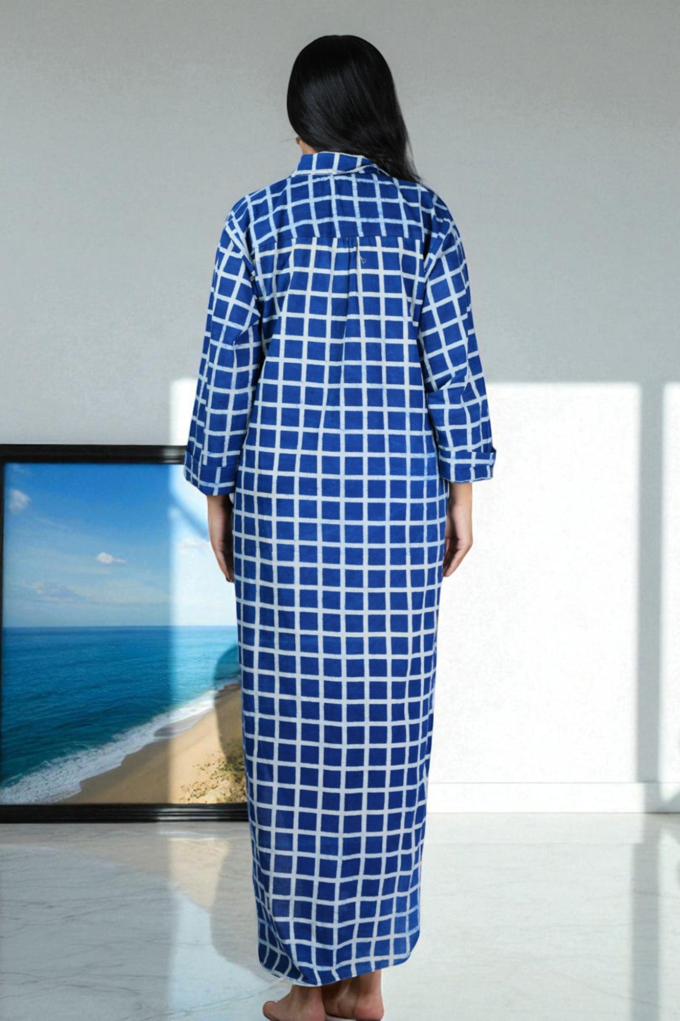 CheckMates Cotton Shirt Dress