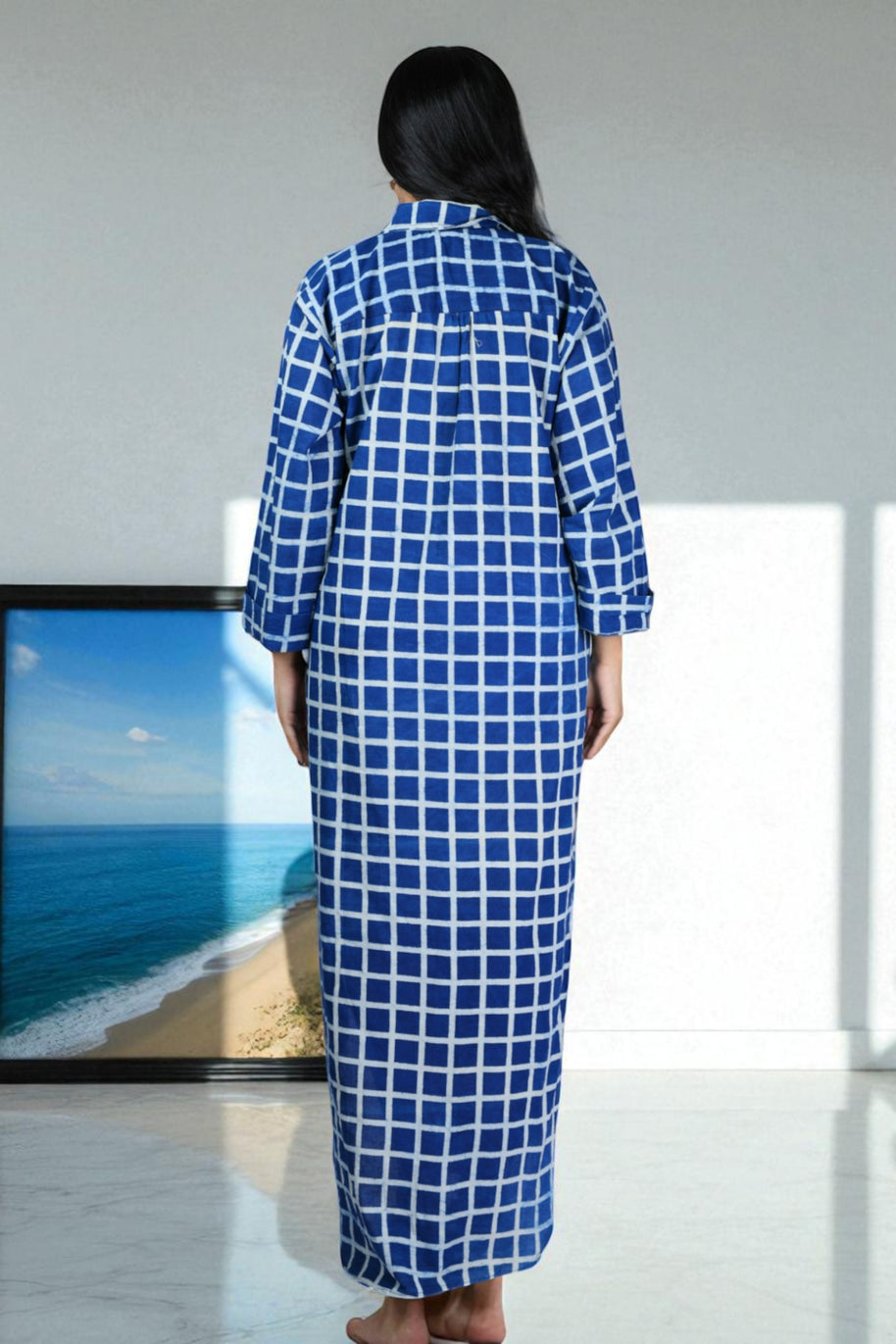 CheckMates Cotton Shirt Dress