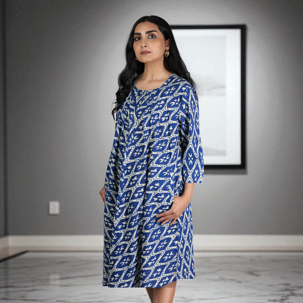 BreezeBlock Cotton Flared Dress