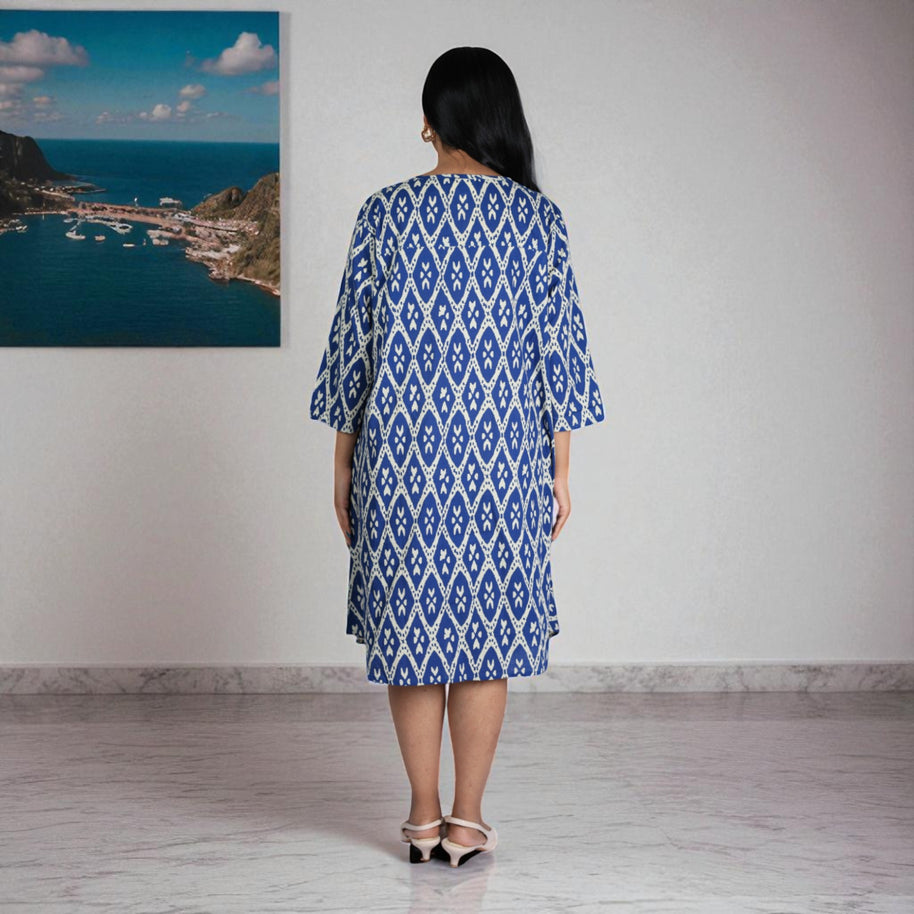 BreezeBlock Cotton Flared Dress