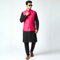 Pink Modal Silk Jacket