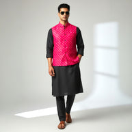 Pink Modal Silk Jacket