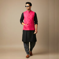 Pink Modal Silk Jacket