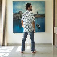 Artsy Cotton printed Mens Shirt