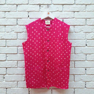 Pink Modal Silk Jacket